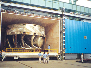 全自動(dòng)大型平移爐門(mén)燃?xì)馀_(tái)車爐